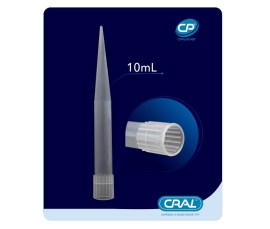 Ponteira Neutra Capacidade 10 Ml - 100 Unid - 18178 - Cral
